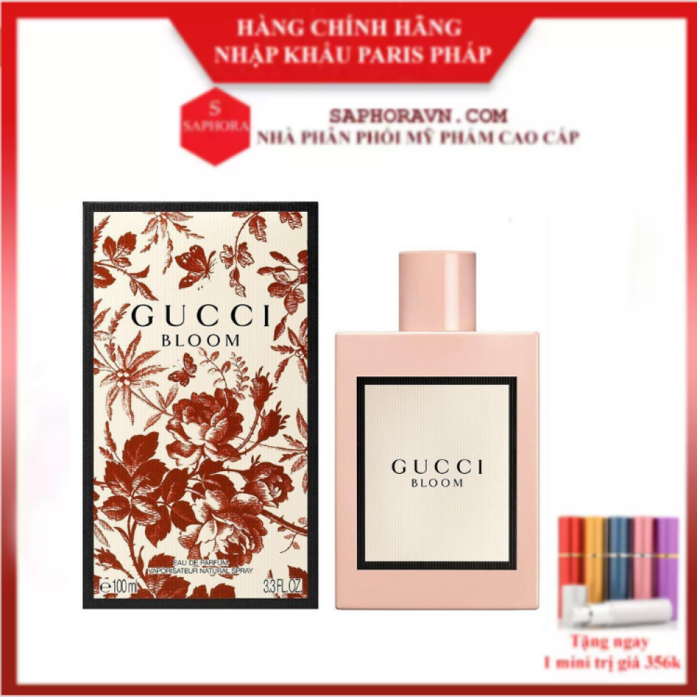 Nước hoa nữ gucci bloom edp 100ml bao test-[siêu sale