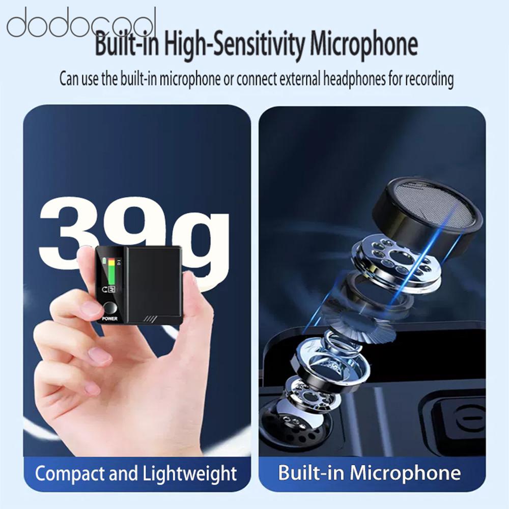 Dodocool SIUKE Bộ Thay Đổi Giọng Nói Mic Tích Hợp Thiết Bị Thay Đổi Giọng Nói Di Động Với 11 Hiệu Ứng Âm Thanh Màn Hình Màu Hiển Thị Phát Sóng Trực Tiếp Mini Micrô Kẹp Cầm Tay Máy Hiệu Ứng Âm Thanh Cho Điện Thoại Máy Tính Xách Tay
