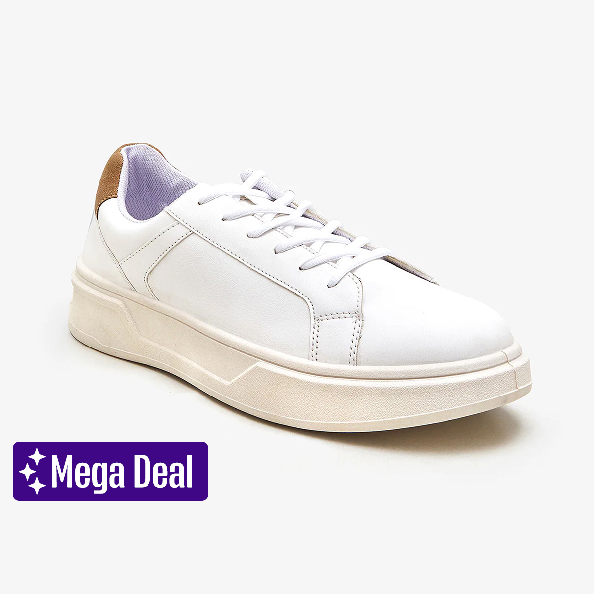 Calza Men's White / Black Sneakers For Men - Shoes For Men - Winters Collection
