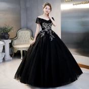 Black Emcee Maxi Dress - Formal Evening Gown
