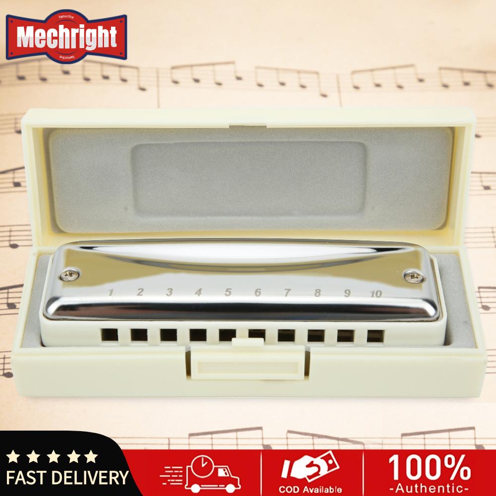 Mechright Harmonica 10 lỗ Tôn tạo nổi bật Khả năng tương thích mạnh mẽ Tay nghề tinh xảo cho trong nhà