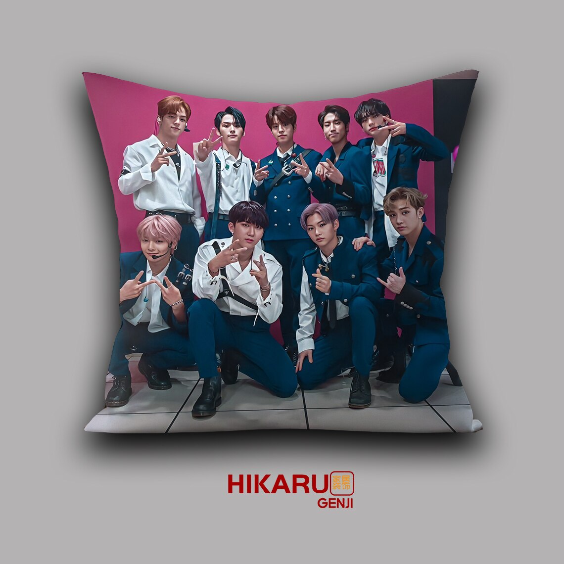 Pillow Covers Stray Kids Kpop Star Bang Chan Colorful Cushion Cover Double