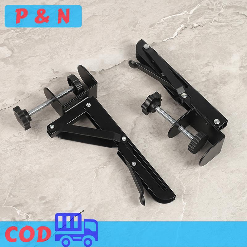 P&N L-shaped Foldable Desktop Bracket Heavy-duty Punch-free Space-saving Desktop Extension Plate Rack Hardware Accessories