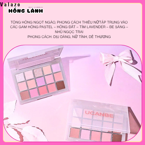 Bảng Phấn Mắt UCANBE 16 Ô Tông Nude Đào Dễ Dùng Lì Nhũ Lên Màu Chuẩn Không Rơi Bột Miễn Phí Vận Chuyển Hàng Mới Khuyến Mãi Bảo Hành Chính Hãng Chất Lượng Cao Dành Cho Phái Đẹp - 5