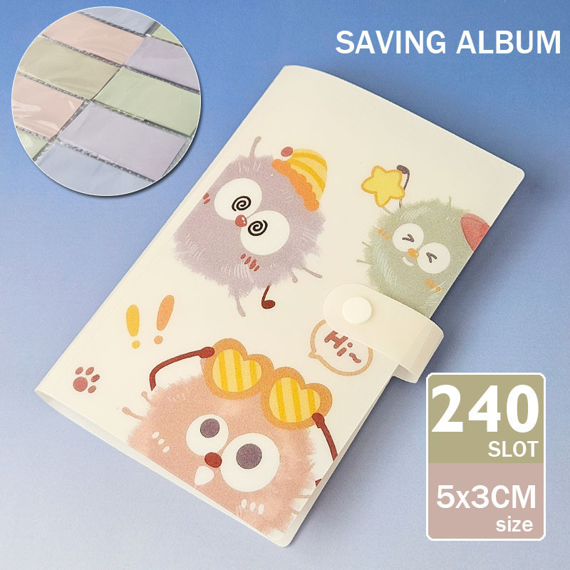 Raih Tantangan Menabung dengan Album Foto 240 Slot Saving Album yang Lucu