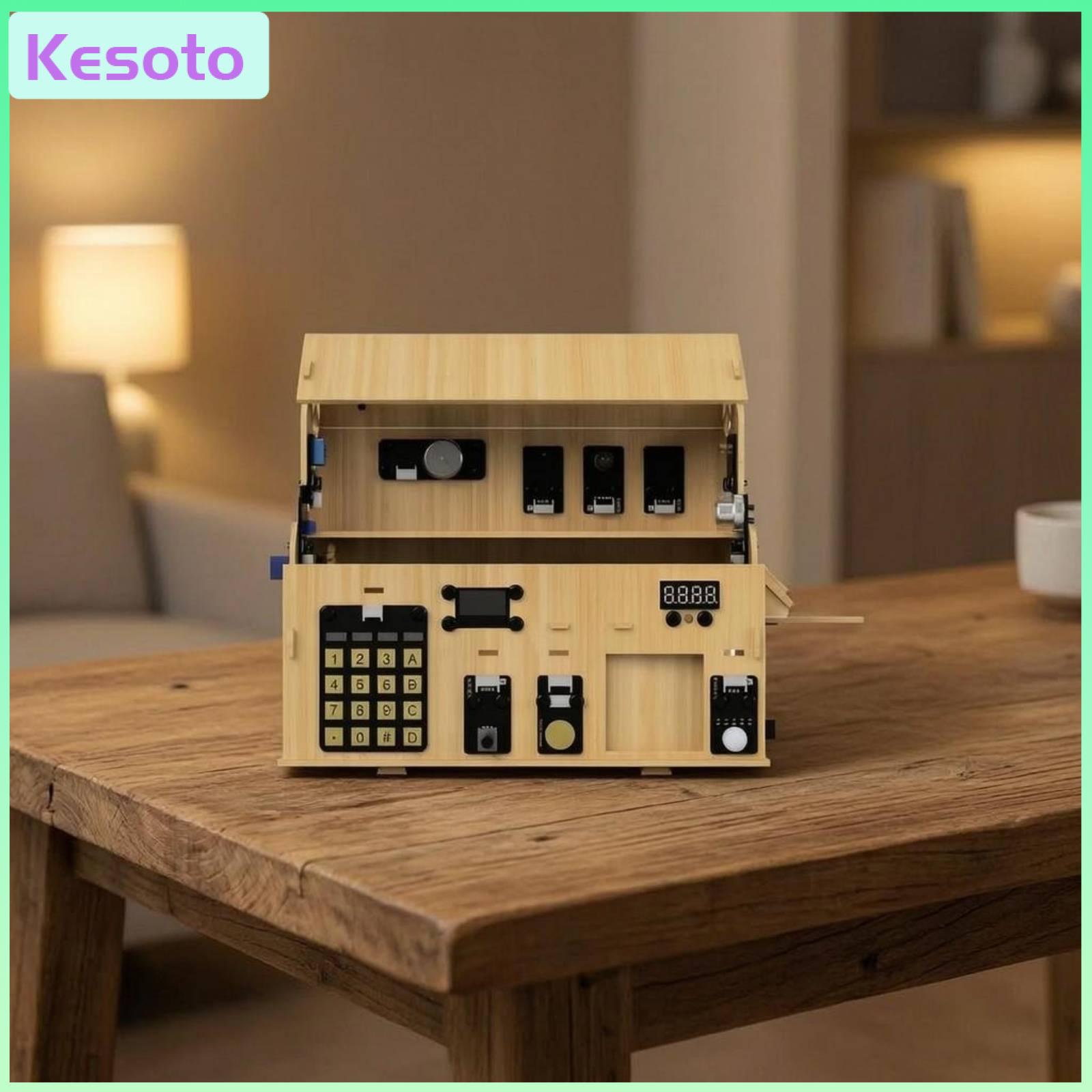 อุปกรณ์สมาร์ทและแกดเจ็ต Kesoto IoT ชุดการสอน WiFi ชุดการสอนปัญญาประดิษฐ์การเข้ารหัสกล่องการศึกษาอุปกรณ์การศึกษาโรงเรียนการเรียนรู้ STEM ราคา 8,167 บาท*ส่งฟรี