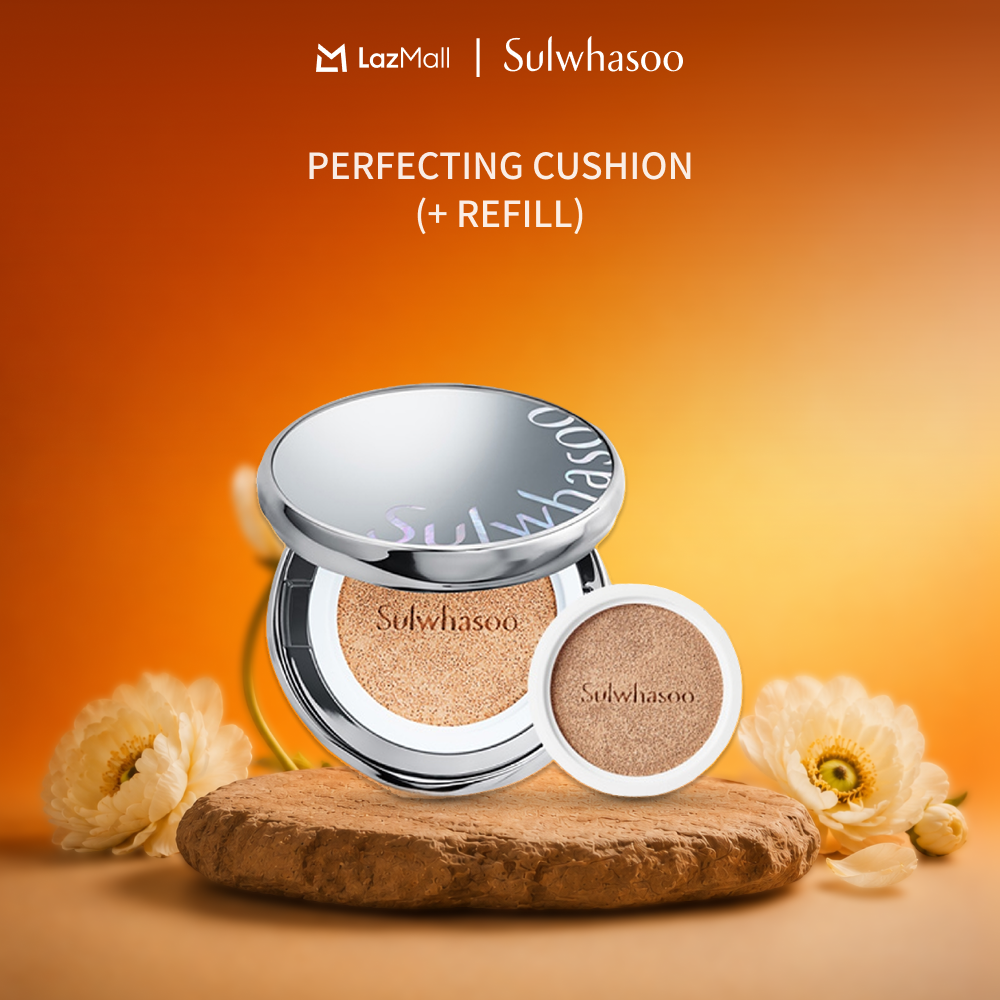 NEW Sulwhasoo Perfecting Cushion SPF 50+/PA+++ คุชชั่นเนรมิตผิวสวย ปกปิด ติดทนตลอดวัน ราคา 1,700 บาท*ส่งฟรี