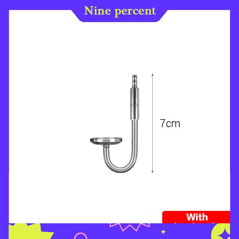 Nine percent Zrdr Aquarium CO2 Máy phun sương CO2 khuếch tán gương 304 thép không gỉ áp lực giảm solenoid van Refiner cho thực vật thủy sinh tăng trưởng Fish Tank CO2 Refiner - 4