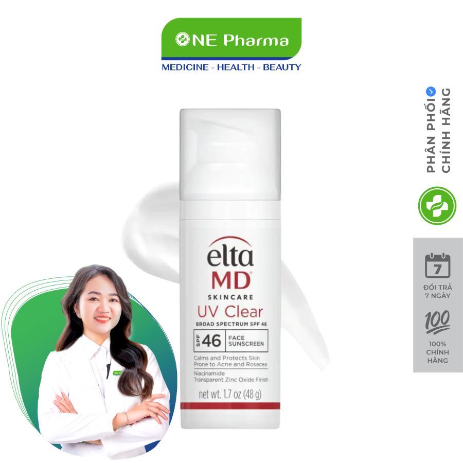 Eltamd Uv Clear Broad-Spectrum Sunscreen Spf 46 Colorless/Colored - 48g - 3