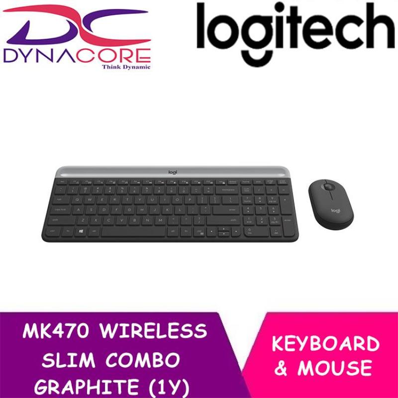 LOGITECH MK470 WIRELESS SLIM COMBO GRAPHITE (1Y) Singapore