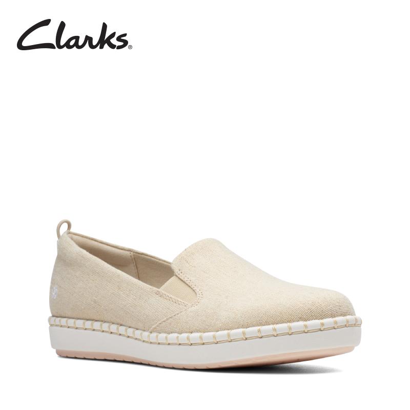 clarks canvas shoes ladies