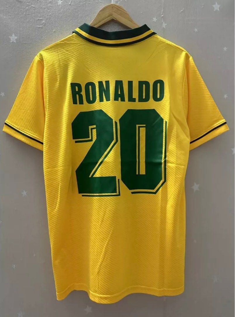 Retro 1994 Brazil Ronaldo romario bebeto áo nịt bóng đá