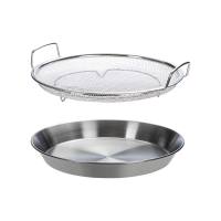 MLADEN Kitchen Oil Strainer Pan Stainless Steel Frying Oil Strainer Pan Fine Mesh Strainer Basket for Frying