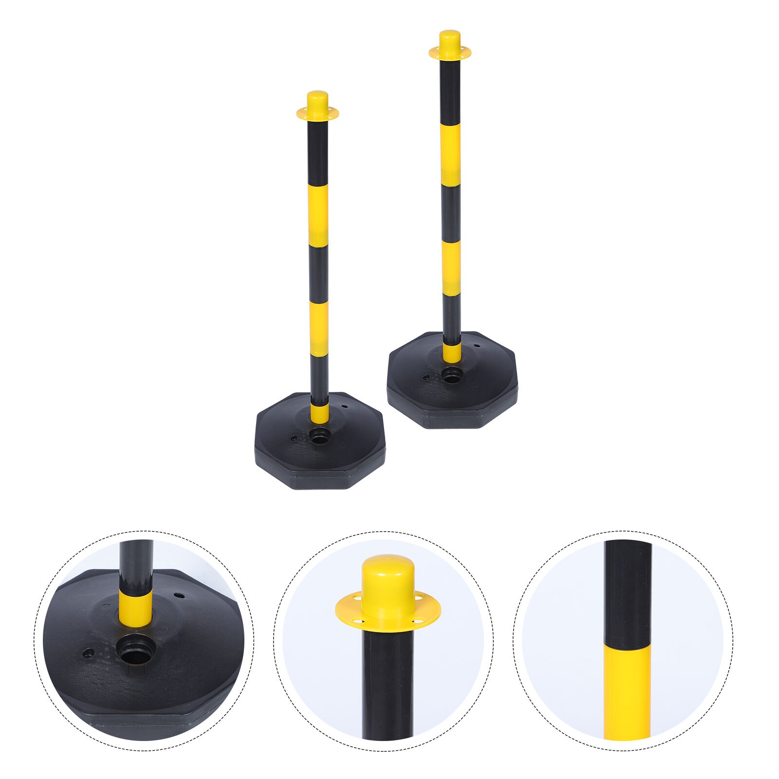 2pcs Traffic Delineator Post Cone Parking Gadgets Parking Assistant for Garage