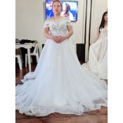 SILVER TOP WEDDING GOWN