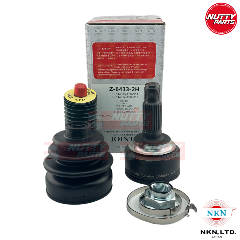 NKN หัวเพลาขับนอก HONDA CITY GM2 ปี 08-14 , JAZZ GE ปี 08-14 Z-6433-2H หัวเพลาขับ ราคา 1,200 บาท*ส่งฟรี