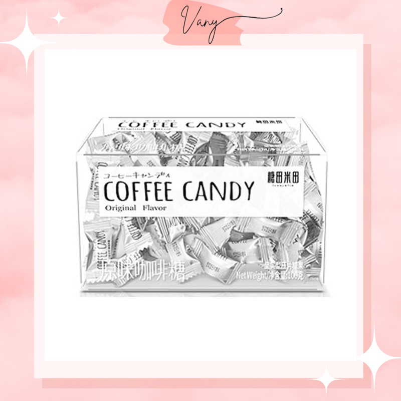 Kẹo Coffee Candy Ít Đường Tommy&amp;Tim Cafe Hũ 100g - 120 Viên