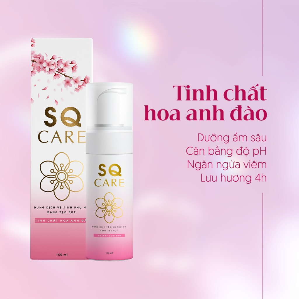 Dung Dịch Vệ Sinh Phụ Nữ SQ Care dạng bọt