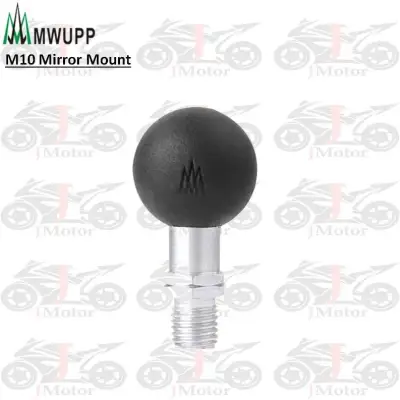 MWUPP motorcycle hand phone holder m10 side mirror screw mount motor bike escooter scooter bicycle ram smnu Jmotor