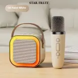 STAR FRUIT Loa kèm micro Bluetooth: Hệ thống âm thanh gia đình tất cả trong một, thiết bị karaoke không dây