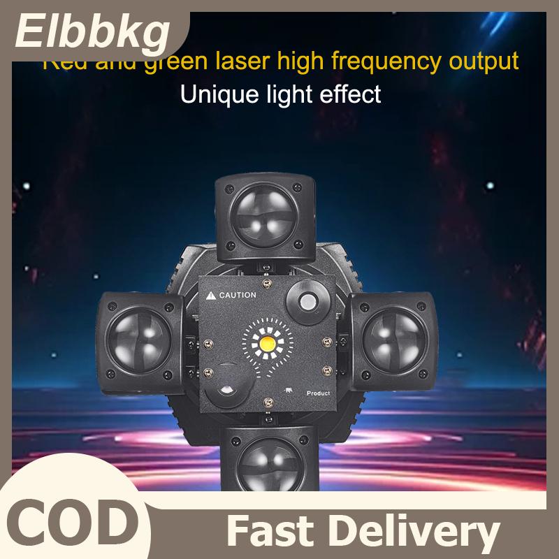 Elbbkg Mini Moving Head Dj Light 4 Arms Disco Light 48W Led Beam Light Dmx512 Rgbw Stage Lighting for Night Club Party ราคา 1,505 บาท*ส่งฟรี