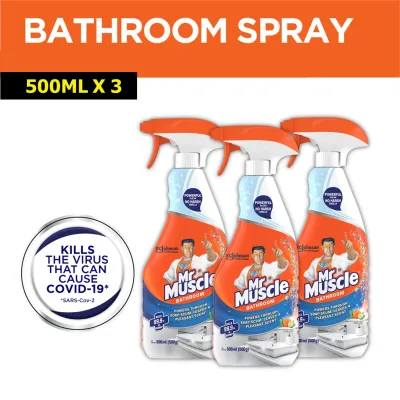 Mr Muscle Bathroom 5in1 Cleaner 500ml (Bundle of 3)