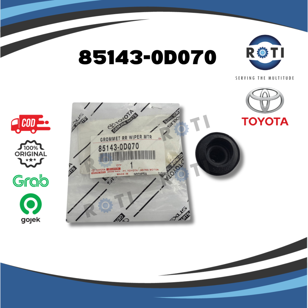 TOYOTA KARET MOTOR DINAMO WIPER BELAKANG CALYA 85143-0D070 GENUINE Harga 12,090 rupiah*Gratis Ongkir