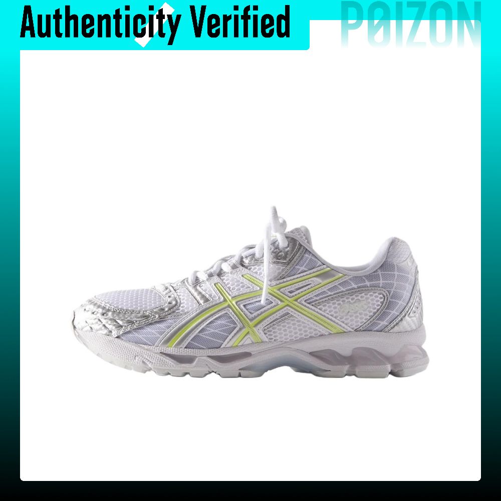 รองเท้าวิ่ง รองเท้ากีฬาออกกำลังกาย ASICS KITH x GEL Nimbus 10.1 Low Top ทนต่อการขัดถู Unisex สีขาวเงิน 1203A844-100 ราคา 48,000 บาท*ส่งฟรี
