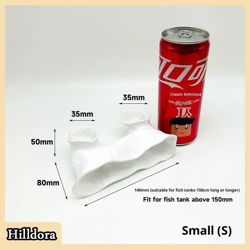 [Hilldora] Bể cá hang động ngầm cho tôm cá bò sát nơi trú ẩn Nhà Đường hầm hang động cảnh quan aqaurium trang trí - 5