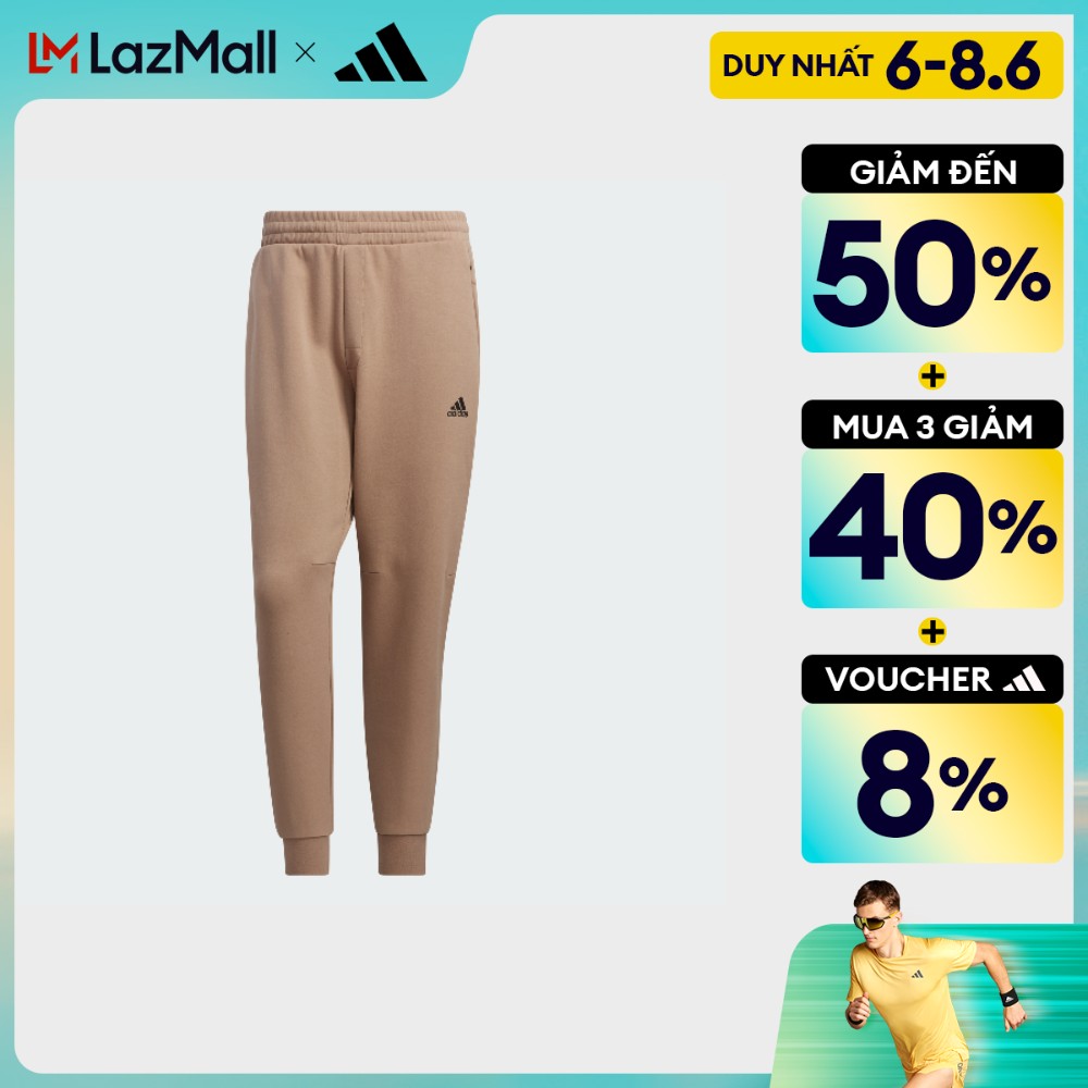 Adidas Phong cách sống Quần Dệt Kim Regular Must Have Nam nâu HN8992
