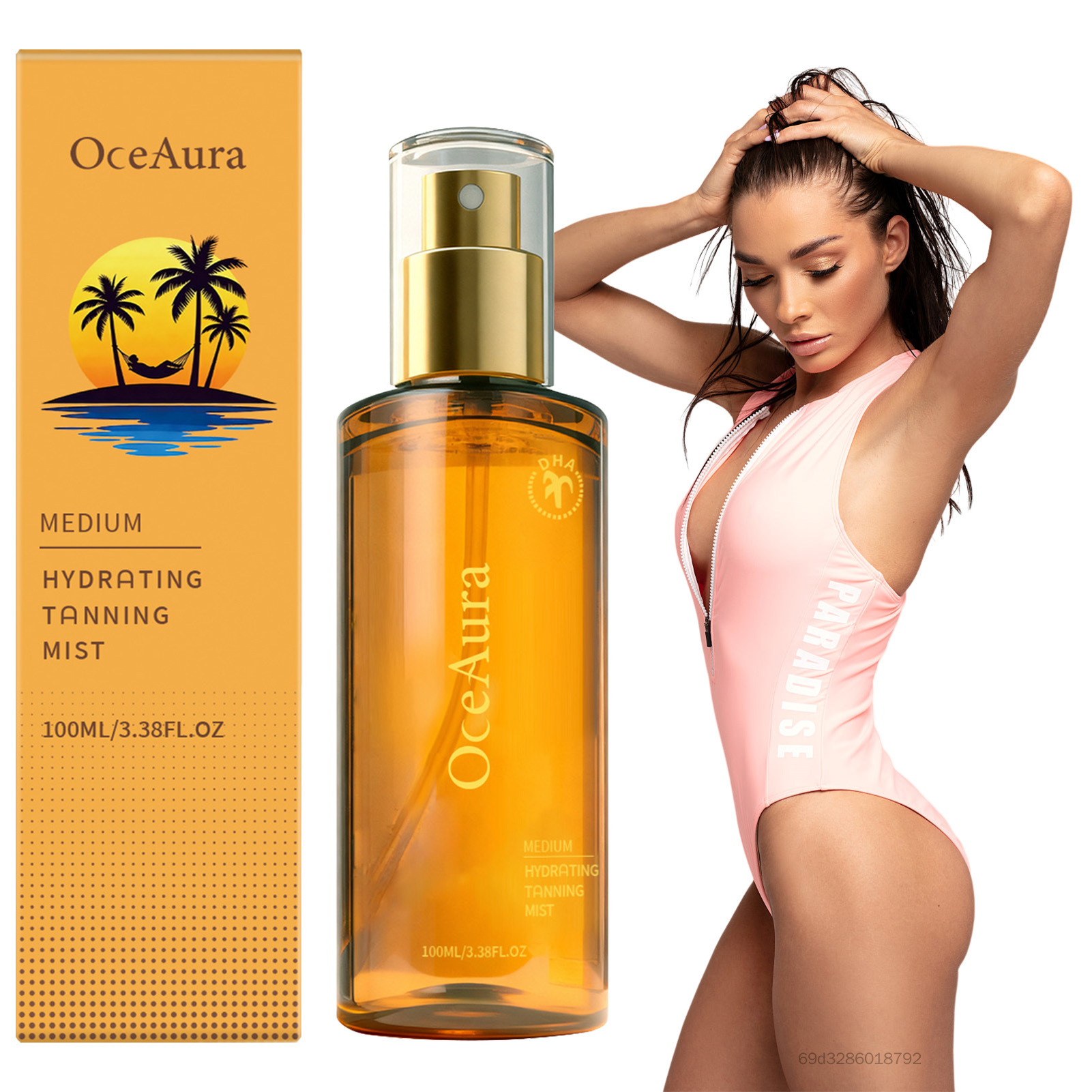 Body Bronzing 100ml Làm đều màu da Hydrating Nhẹ tự nhiên Glow Mist