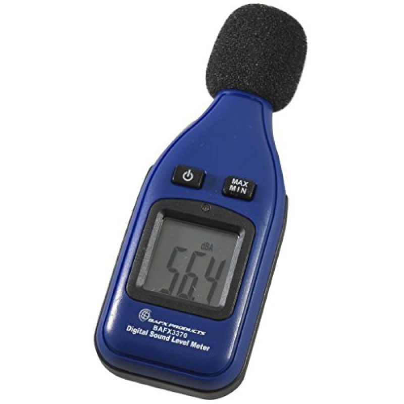 BAFX Products - Decibel Meter/Sound Pressure Level Reader (SPL) / 30-130dBA Range - 1 Year Warranty