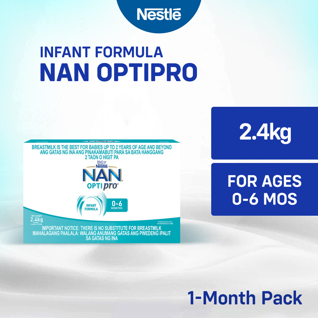 NAN OPTIPRO One Infant Formula Milk pwede for 0-6 Months Old 2.4kg