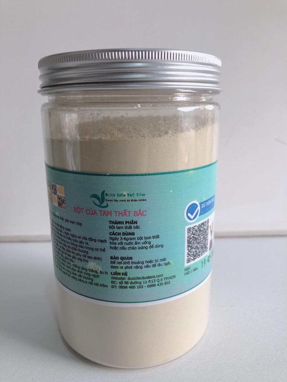 Bột tam thất - Bột cty tự nghiền trực tiếp từ củ - Đạt chuẩn ATTP - Gói 100gr