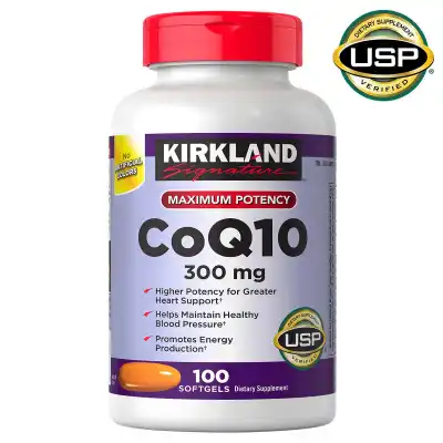 Kirkland Signature CoQ10 300 mg., 100 Softgels/Exp: 06/2023