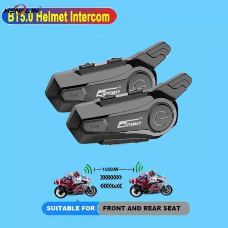 E1 Motorcycle Helmet Bluetooth 5.0 Intercom Headset