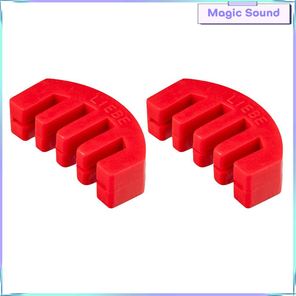Magic Sound 2pcs Universal Rubber Mute Violin Violin for Practice