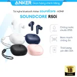 Tai nghe bluetooth không dây ANKER R50i hỗ trợ App | Chống nước | Bluetooth 5.3 - A3949 iρhone 15 Lightning Apple Magsaf