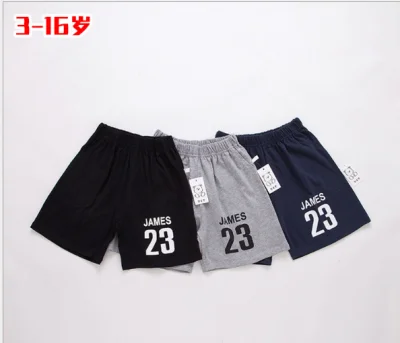 hot 3-16Y SUMMER Baby Boys Cotton Pants girl number 23 short pants Casual pants kid sport trousers