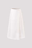 Overlap Detailed Flare Skirt