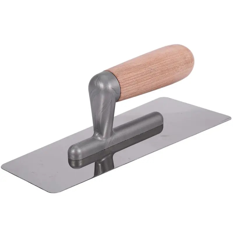 Chuyên Nghiệp Bê Tông Thạch Cao Trowel Cho Tường plaste Skimming Trowel Xây Dựng Vách Thạch Cao Công Cụ Với cán bằng gỗ Mịn