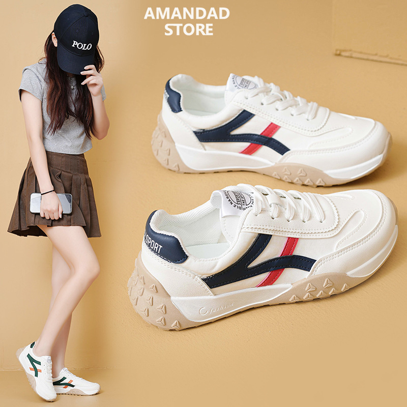  QiaoYiLuo Women's sneakers knitted casual shoes Korean version running shoes light fashion shoes sneakers women 