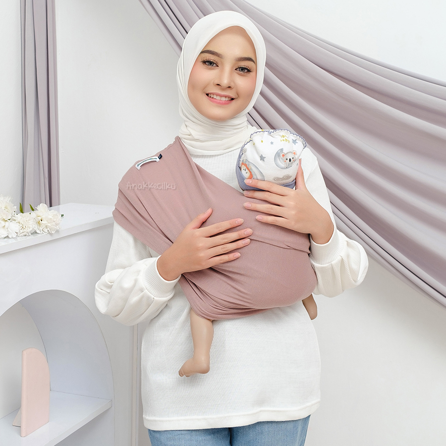 Anakkecilku Gendongan Bayi Instan Geos Basic Polos