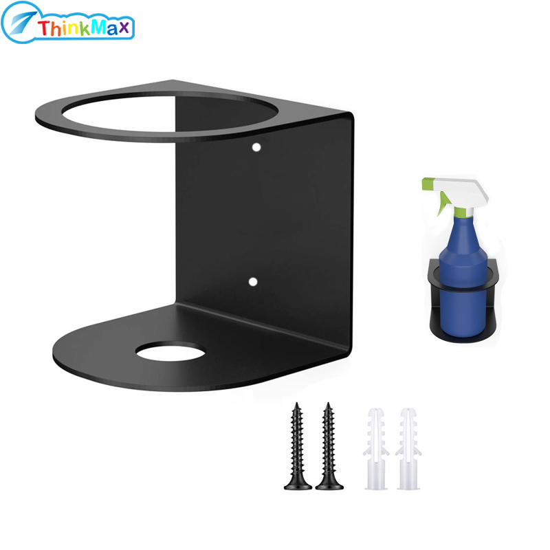 Spray Bottles Holder, Wall Mount Storage Organizer, Easy Install Wall Mount Heavy-Duty Rust-proof Powder Coated Steel Storage Rack For Garage Home ราคา 377 บาท*ส่งฟรี