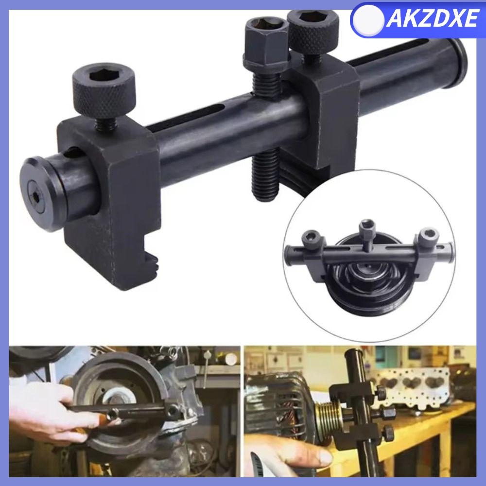 AKZDXE 40-165mm Dụng cụ  puli truyền động Tiết kiệm lao động Chống trượt Dụng cụ  ròng rọc có gân Di động Có ren Dụng cụ tháo trục khuỷu Dụng cụ sửa chữa ô tô