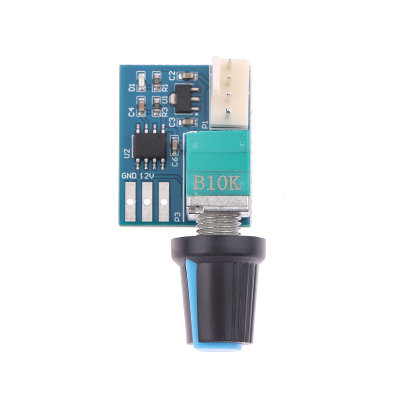 [Yueder] DC 12V đơn kênh Bộ điều khiển tốc độ quạt điều khiển tốc độ PWM 25KHz điều khiển động cơ vớ