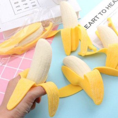 Squishy chuối đồi chơi kéo dãn bóp giảm stress quà tặng cho bé
