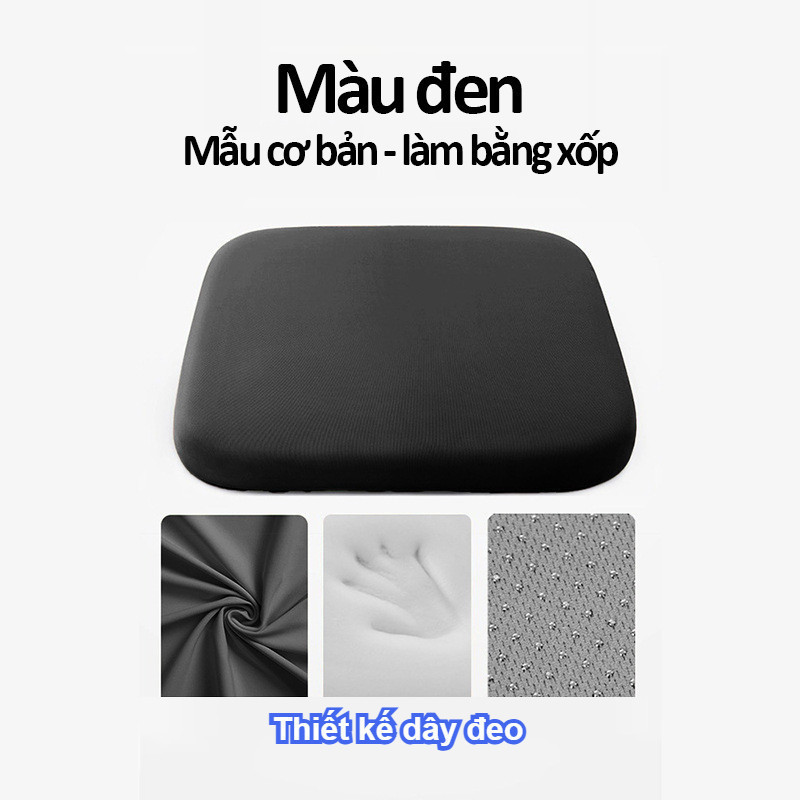 đệm ngồi cao su non ghế văn phòng đàn hồi thoáng khí giảm đau mỏi chống trượt dùng học tập lái xe