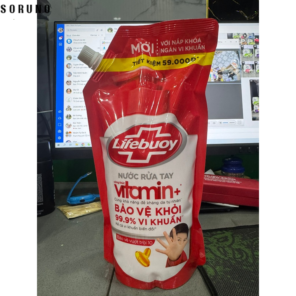 Nước Rửa Tay Sạch Khuẩn Lifebuoy Túi 1Kg Miễn Phí Vận Chuyển Hàng Mới Khuyến Mãi Bảo Hành Chính Hãng Sản Phẩm Tiêu Chuẩn An Toàn Cho Da Sạch Khuẩn Bảo Vệ Sức Khỏe Gia Đình Thích Hợp Sử Dụng Hằng Ngày Nước Rửa Tay Chất Lượng Cao
