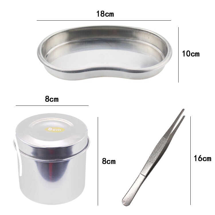 Khay hạt đậu + cốc inox chuẩn inox 304